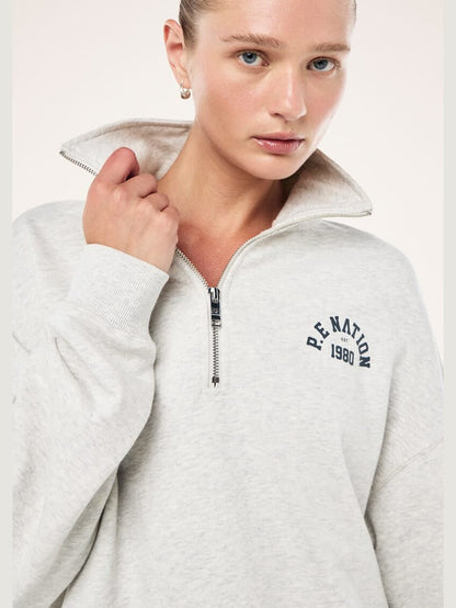 P.E NATION SWERVE ZIP NECK
