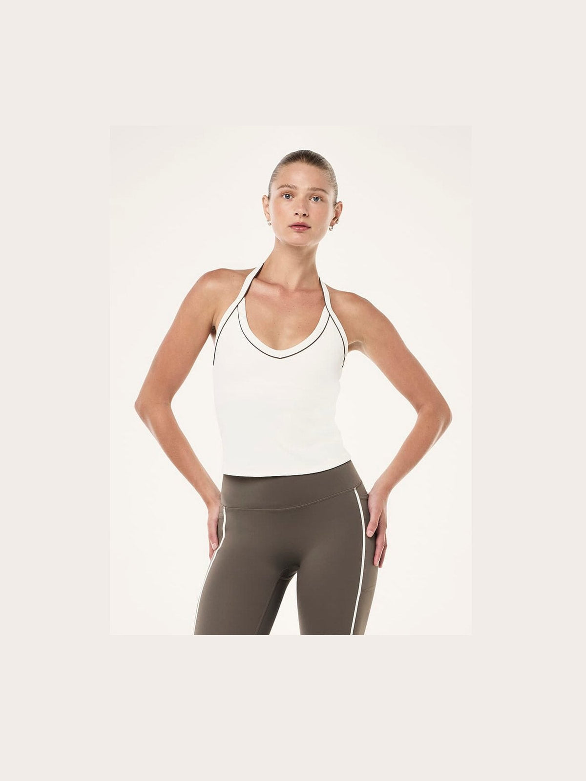 P.E NATION LAYBACK HALTER TANK