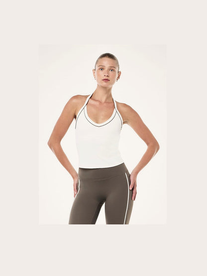 P.E NATION LAYBACK HALTER TANK