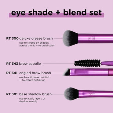 Real Techniques, Eye Shade With Blend Brush For Eye Shadows 91529