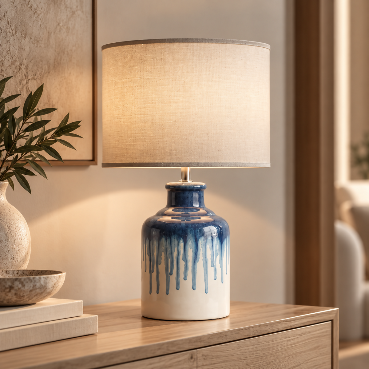 Azure Ceramic Table Lamp | TL-001