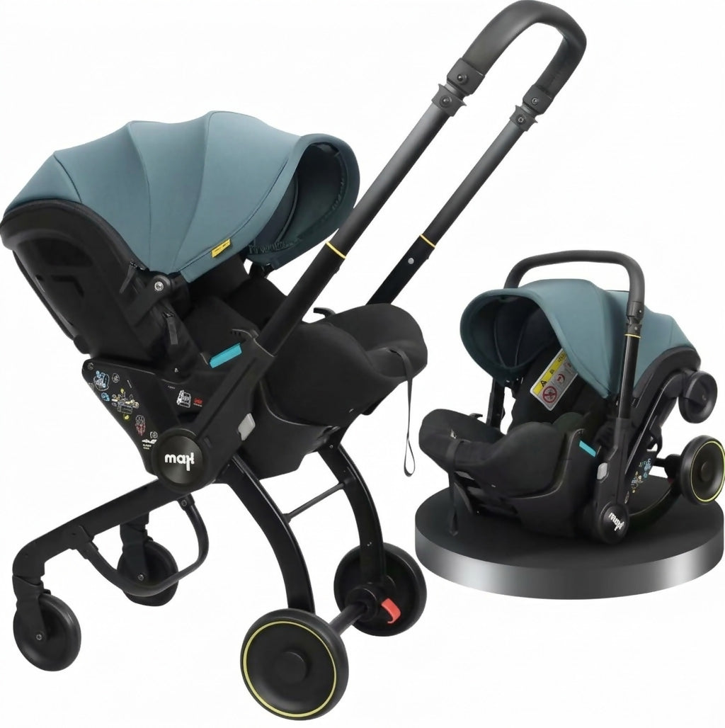 Kidilo MAX Baby Stroller – 3-in-1 Travel System (Car Seat, Carrier & Stroller)