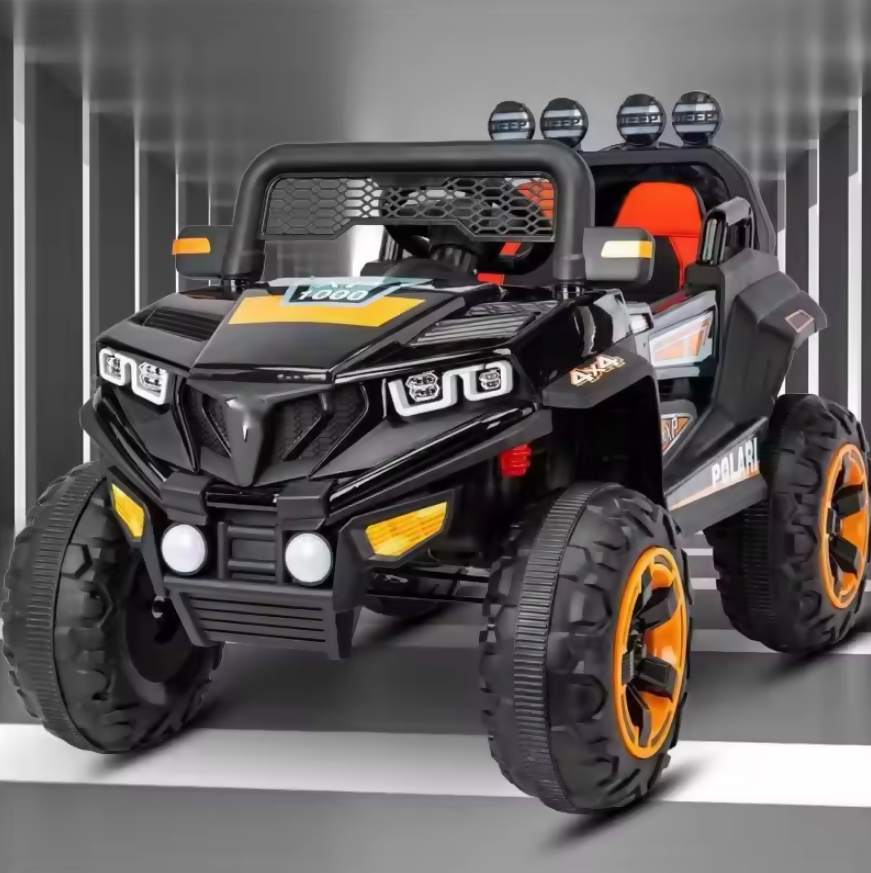 Children’s Four-Wheel Electric Beach Car – 12V7 Battery, Dual Motors, Remote Control & LED Lights (Ages 2–8)