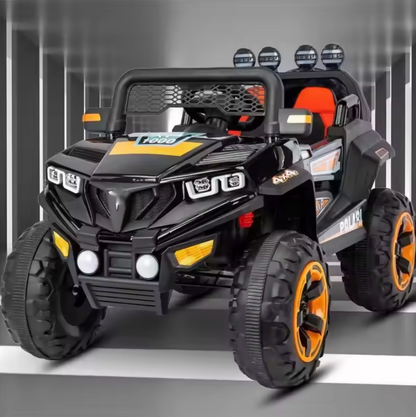 Children’s Four-Wheel Electric Beach Car – 12V7 Battery, Dual Motors, Remote Control & LED Lights (Ages 2–8)