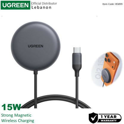 UGREEN Qi2 15W Magnetic Wireless Charger, Fast MagSafe Charging  for iPhone - W720 85899