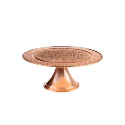 Karaca Anatolia Footed Tray Copper - Elegant Decorative Dessert & Cookie Stand, 300.21.02.0223