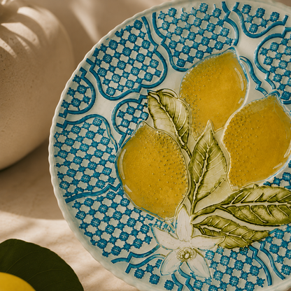 Karaca Home Lemon Decorative Plate 32 cm, 300.22.02.0435