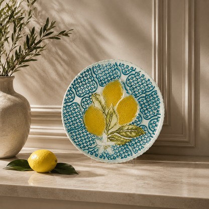 Karaca Home Lemon Decorative Plate 32 cm, 300.22.02.0435