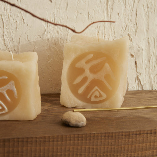 Karaca Home x Arslantepe Stone Candle 10 x 7.7 cm, 300.23.01.0076