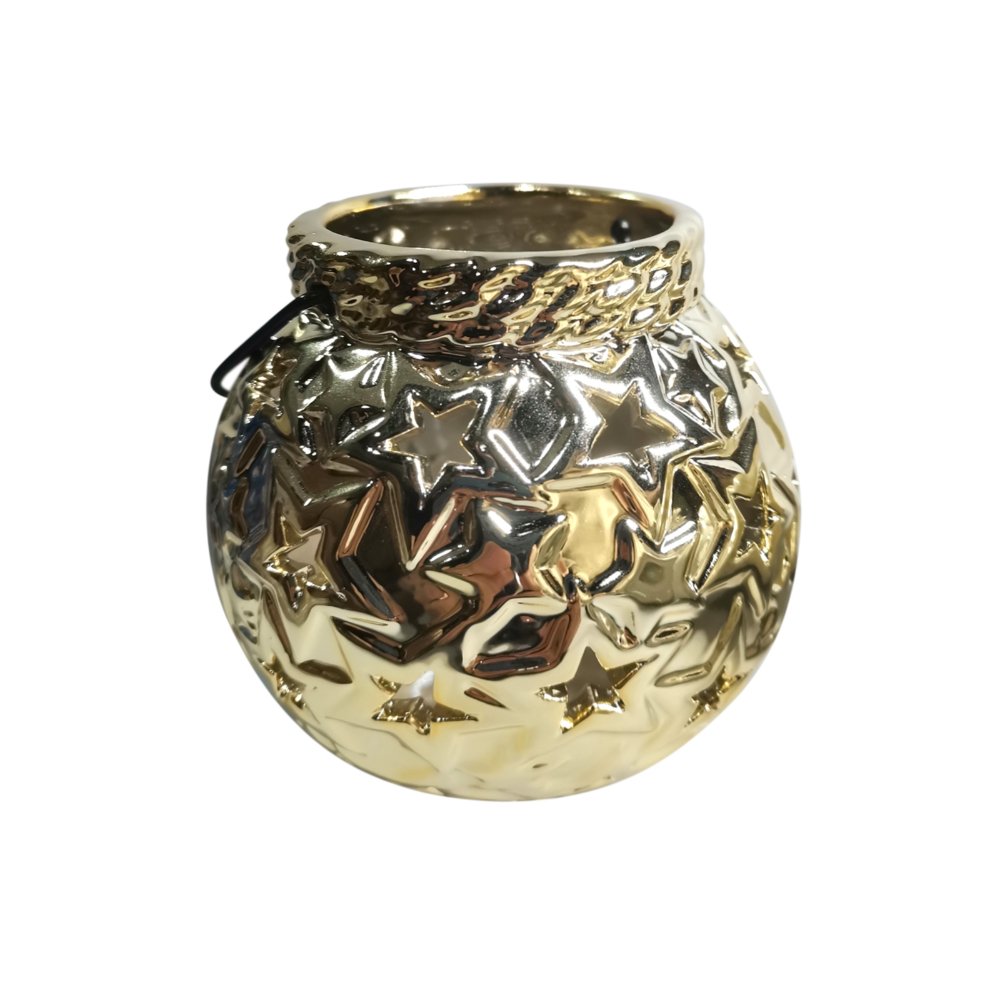 Karaca Home Star Gold Candle Holder 10.5 cm, 300.21.02.0356