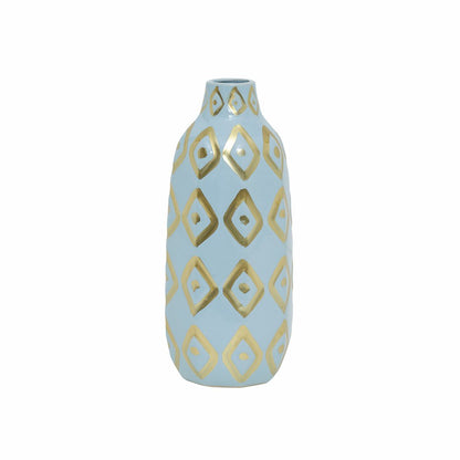 Karaca Home Joyful Blue Ceramic Vase 25 cm, 300.22.02.0038