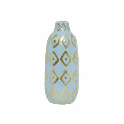 Karaca Home Joyful Blue Ceramic Vase 25 cm, 300.22.02.0038