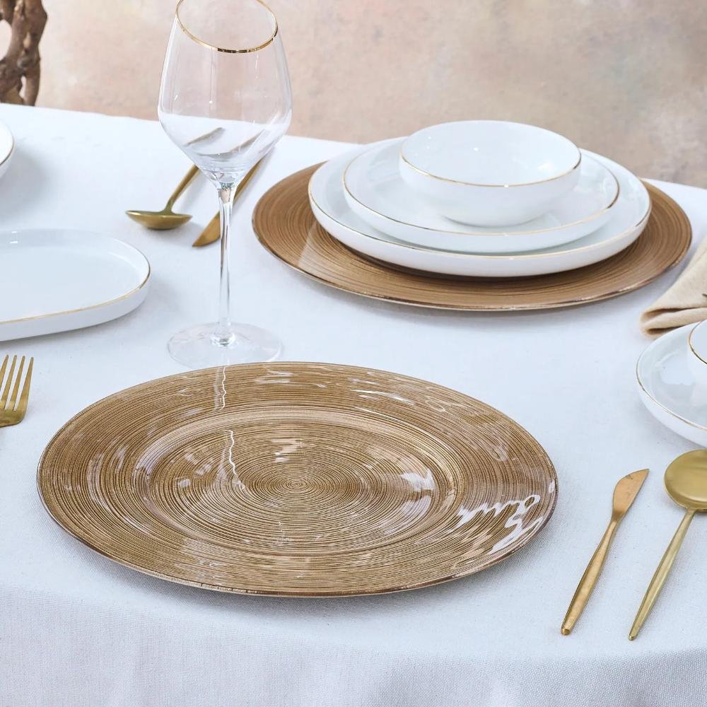 Karaca Home Premium Round Placemat 33 cm