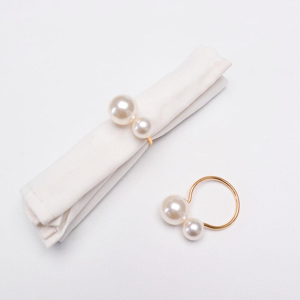 Karaca Home Pearl 2-Piece Napkin Ring Set