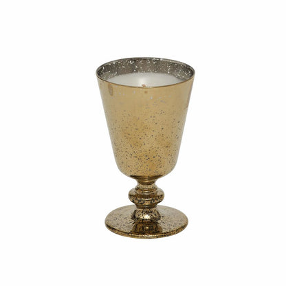 Karaca Home New Year Lin Goblet Candle Gold, 300.22.02.1047