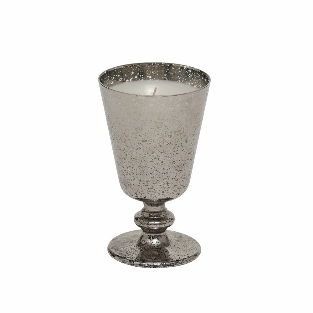 Karaca Home New Year Lin Goblet Candle Silver, 300.22.02.1048