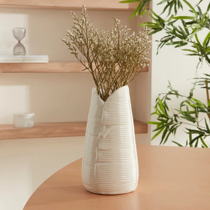Karaca Home Leaf Sculptural Vase 24 cm, 300.23.01.0315