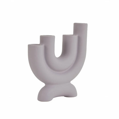 Karaca Home Martina 4-Piece Decorative Candlestick Set - Lilac, 300.23.01.0520