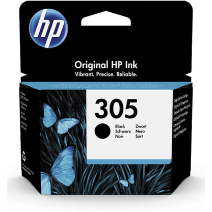 HP, Black Original Ink Cartridge, 305BLK