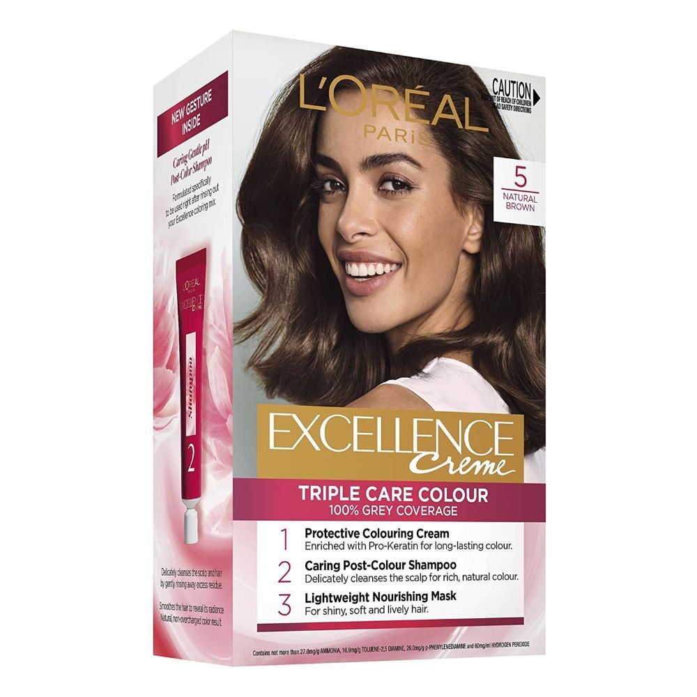 L'Oreal, Excellence Creme 5 Light Brown