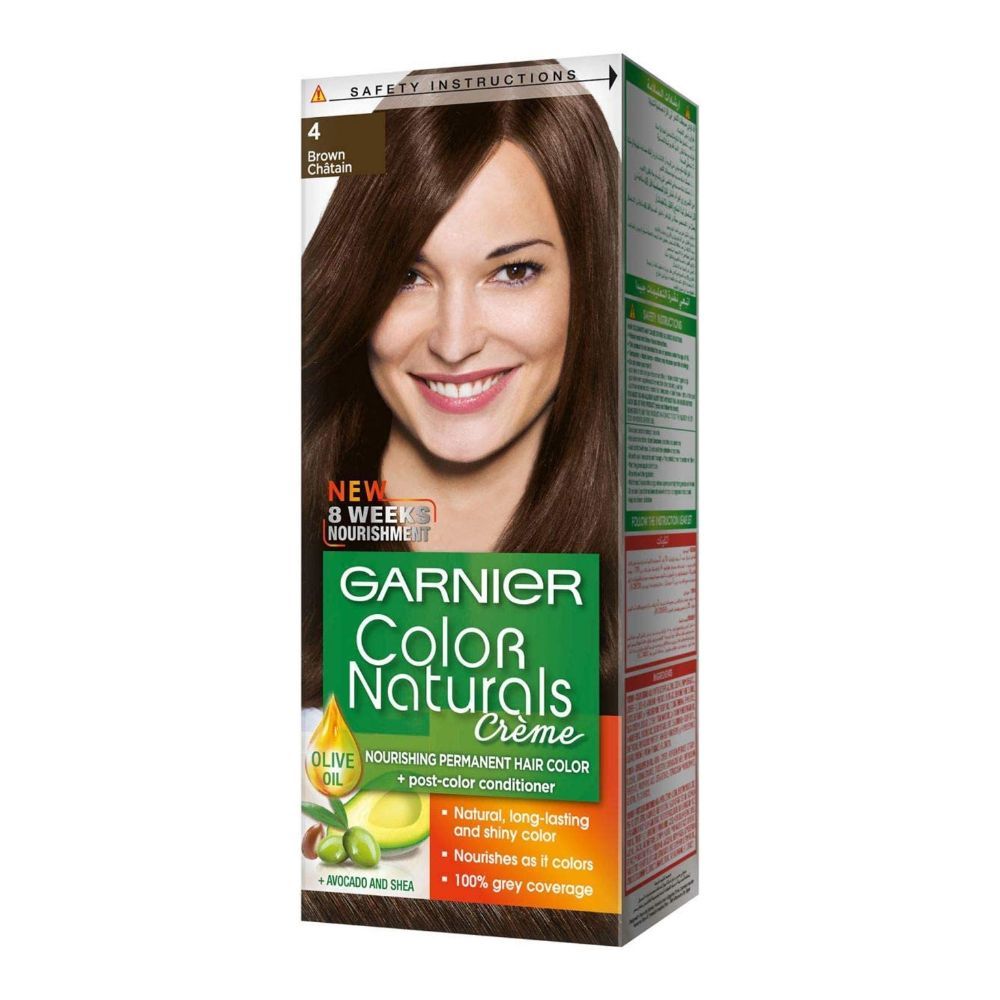 Garnier, Color Naturals 4 Brown