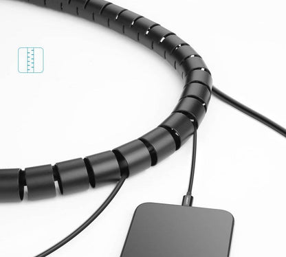 Spiral Cable Zipper Organizer Tube 3M, G171:X171Flexible And Can Be Cut Ugreen Lp121-30819