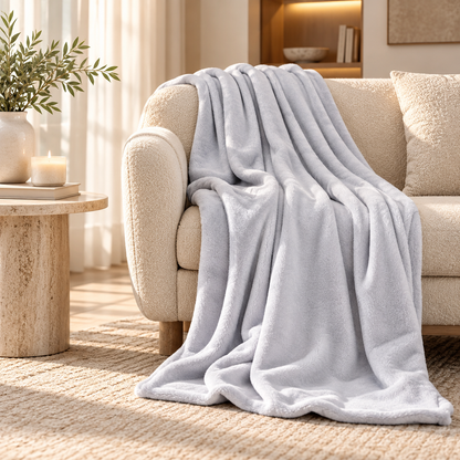 Karaca Home Fiona Wellsoft TV Blanket 130 x 180 cm – Indigo, 8680214303344