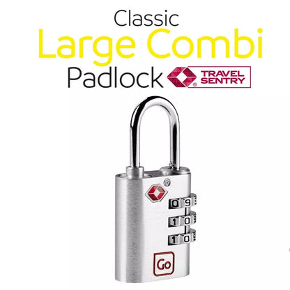 Go Travel, Classic Large Combi Padlock TSA