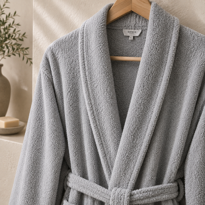 Karaca Home Lottie 100% Cotton Bathrobe Set - XL/XXL