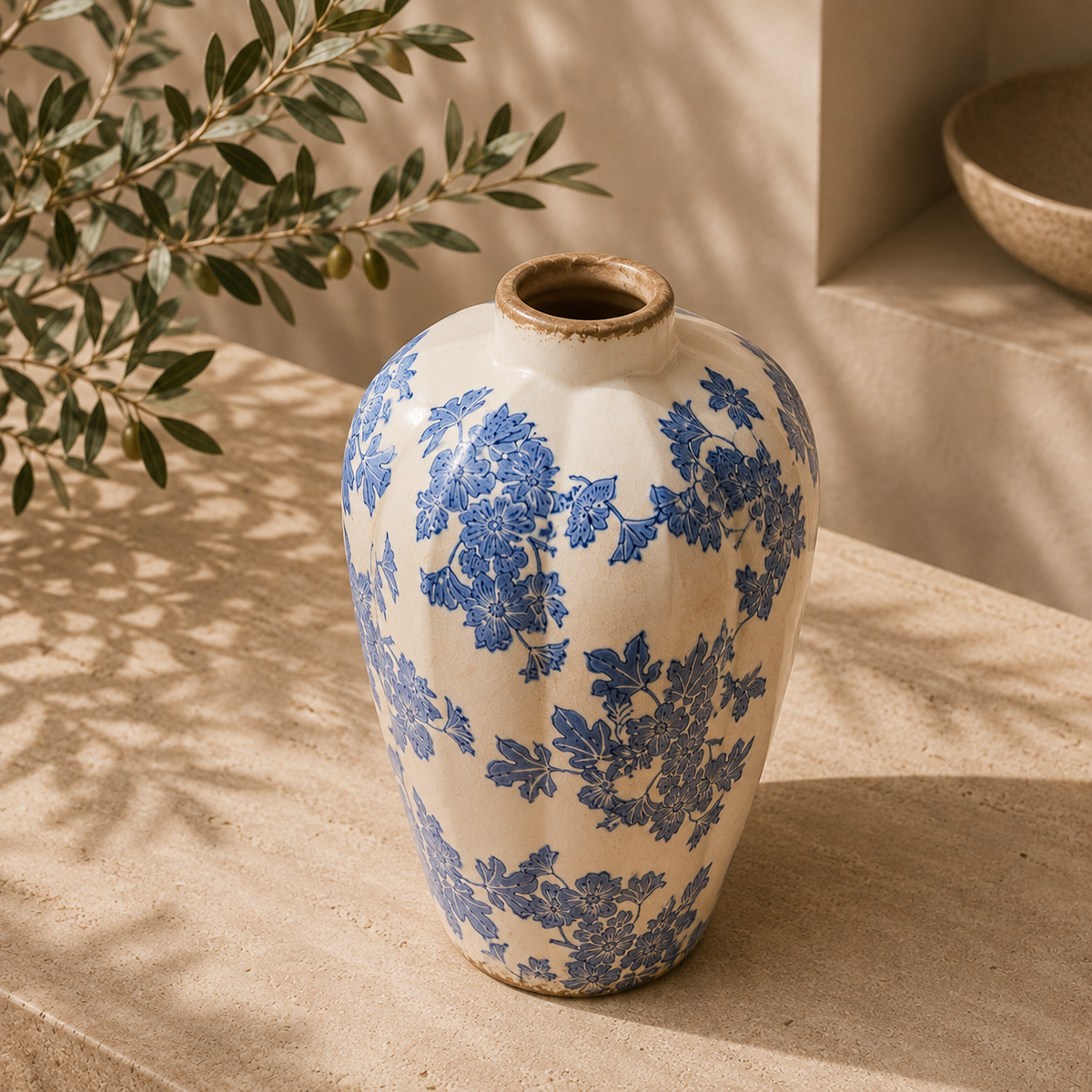 Karaca Home Mariner Decorative Vase 34 cm, 8683650375036