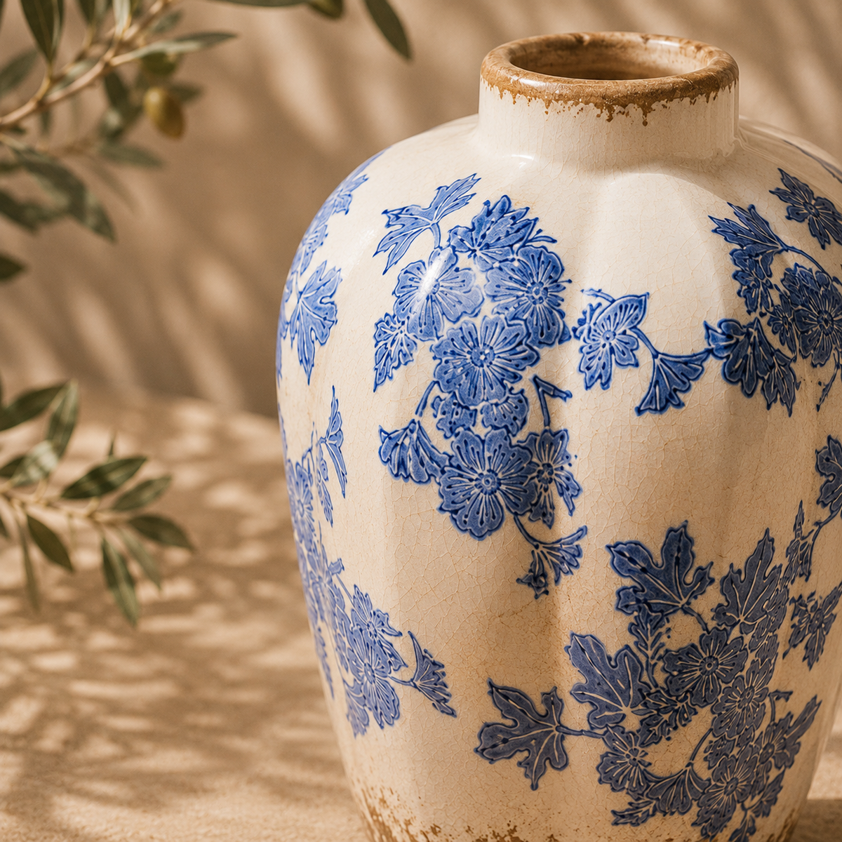 Karaca Home Mariner Decorative Vase 34 cm, 8683650375036
