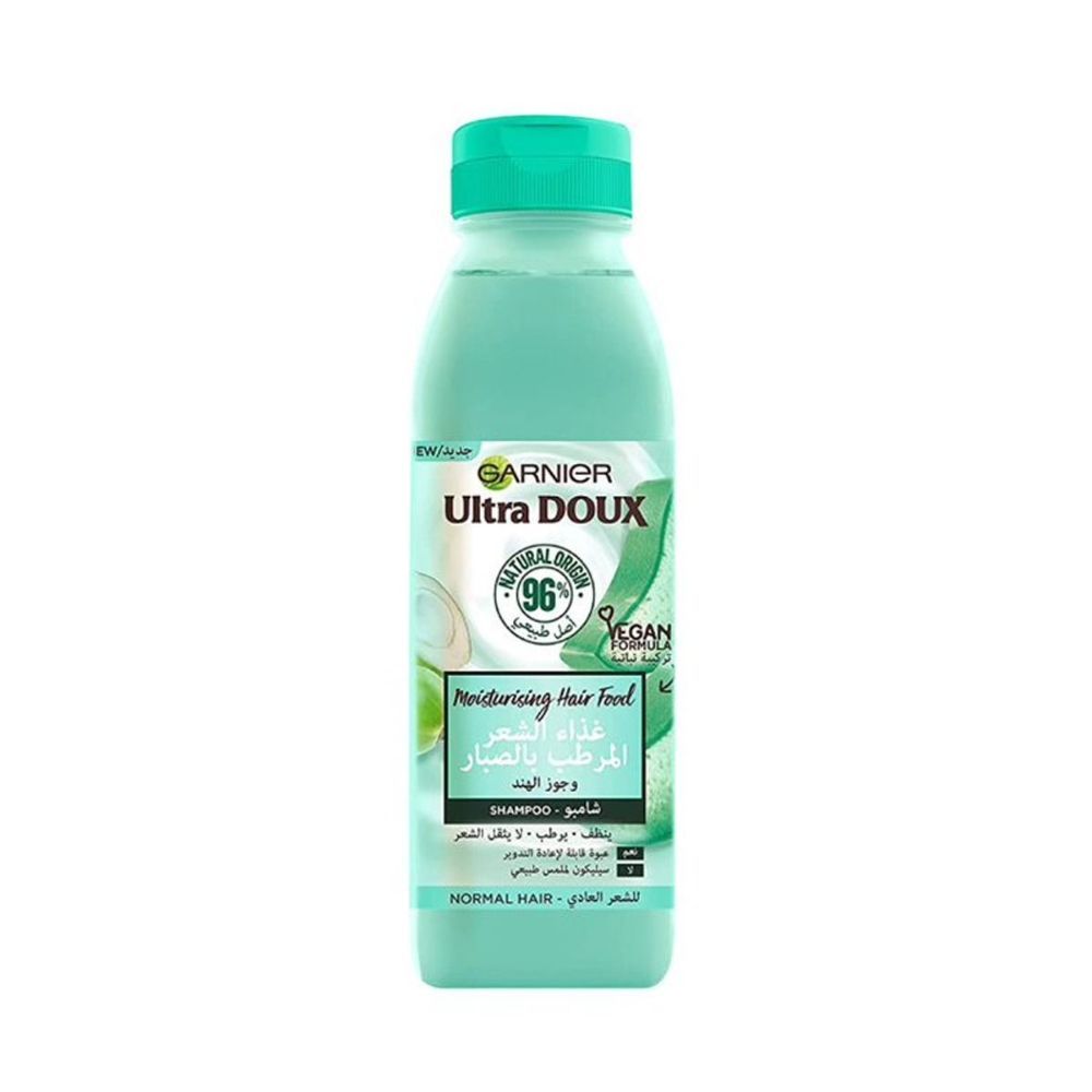 Garnier, Ultra Doux Hair Food Aloe Vera & Coconut Shampoo Normal Hair 350Ml