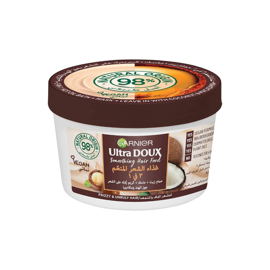 Ultra Doux, Hair Food Mask Cocoa Butter 390 Ml