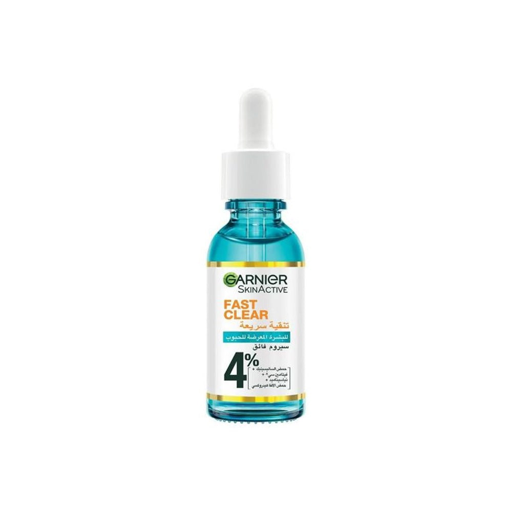 Garnier, Fast Clear 4% Salicylic Acid Anti-Acne Treatment Booster Serum 30mL