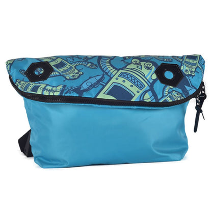 Smile Yalla, Unisex Cross Bag, Blue