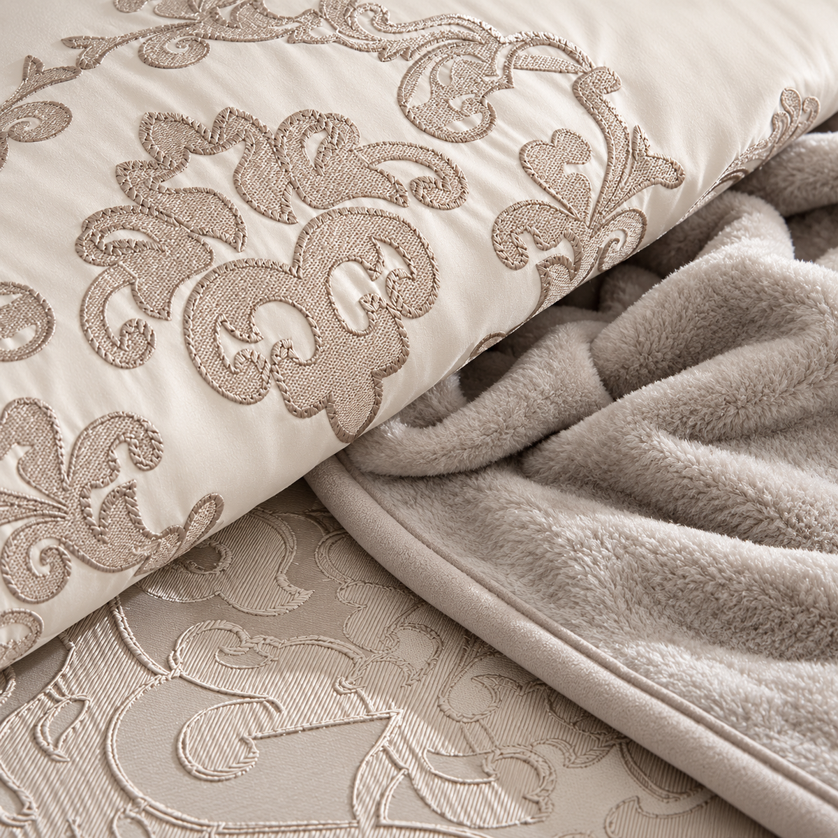 Karaca Home Grace 8-Piece Double Bridal Set, 8680214416839
