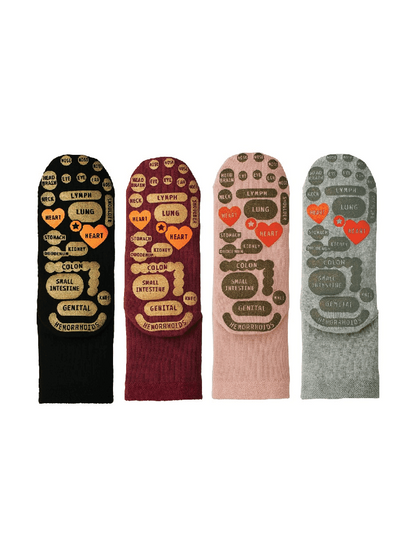 MIKASA DOUBLE-SIDED REFLEXOLOGY REGULAR SOCKS
