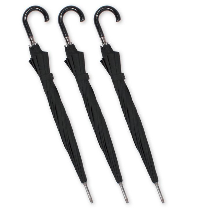 Susino, Stick Auto Open Umbrella, 3930, Black