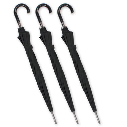 Susino, Stick Auto Open Umbrella, 3930, Black