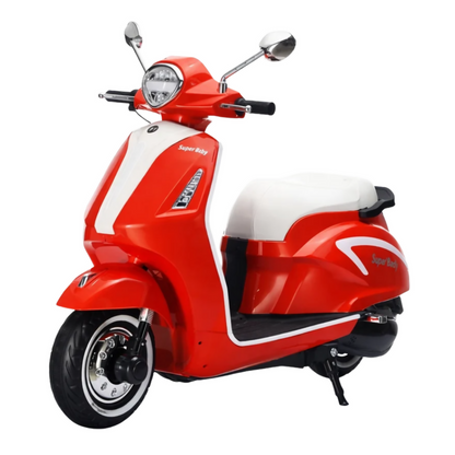 Vintage Kids Electric Motorcycle – 12V Battery, Dual 550W Motors, LED Lights & Music