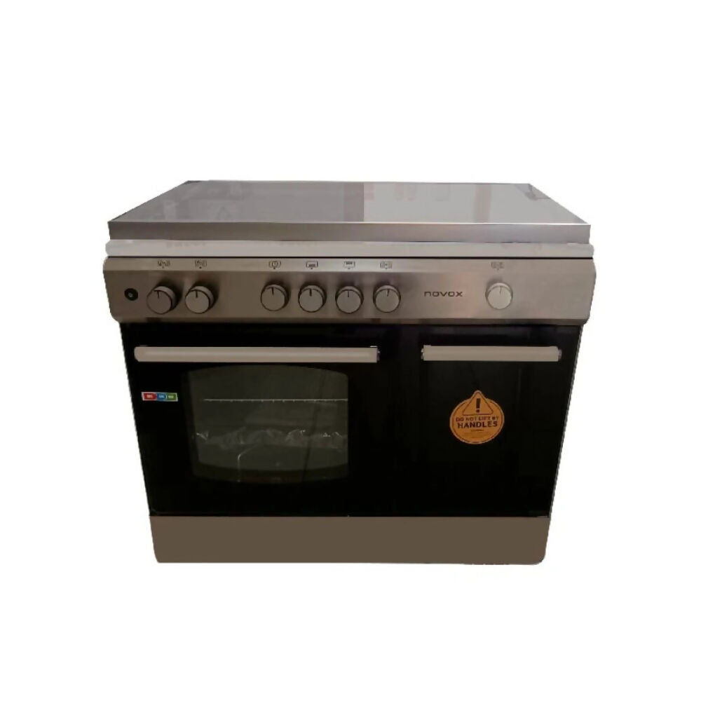 Novox Free Standing Oven 90x60cm - Bottle Compartment [Stainless Steel], NVX-NGC9522S