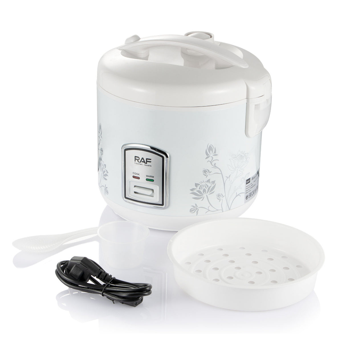 RAF, R.180 High Quality Non Stick Coating 1000W 5L Capacity Keep Warm Electric Rice Cooker