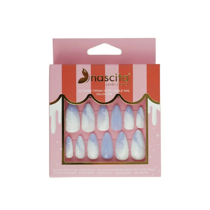 Nascita 3D Artificial Nails Set 306 Pack of 12