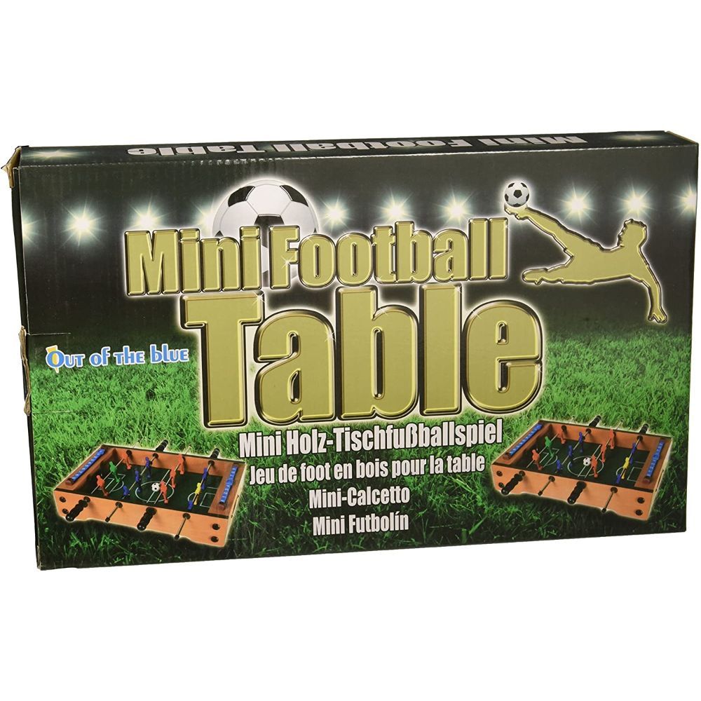Out Of The Blue, Mini Football Table Kicker Wooden, 33X21Cm, 63/3023