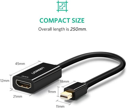 Ugreen, Thunderbolt 2.0 4K Mini Dp To Hdmi Female Converter Ugreen Md112 - 40360