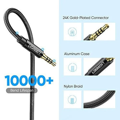 Ugreen, 3.5Mm Male To Female Extension Audio Cable - Nylon Braided Ugreen Av118 - 40674