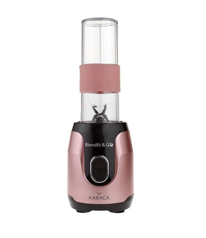 Karaca Blend-Fit Rose Gold Smoothie Go Set 1000 ml ? 550W, 153.03.06.6424