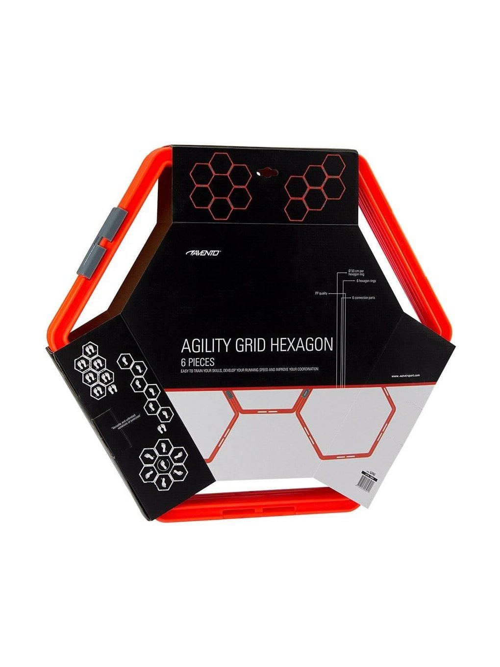 AVENTO AGILITY GRID HEXAGON 6-PIECE
