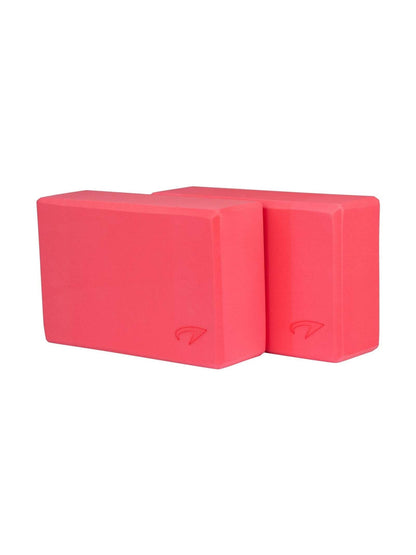 AVENTO YOGA BLOCK SET OF 2 FOAM