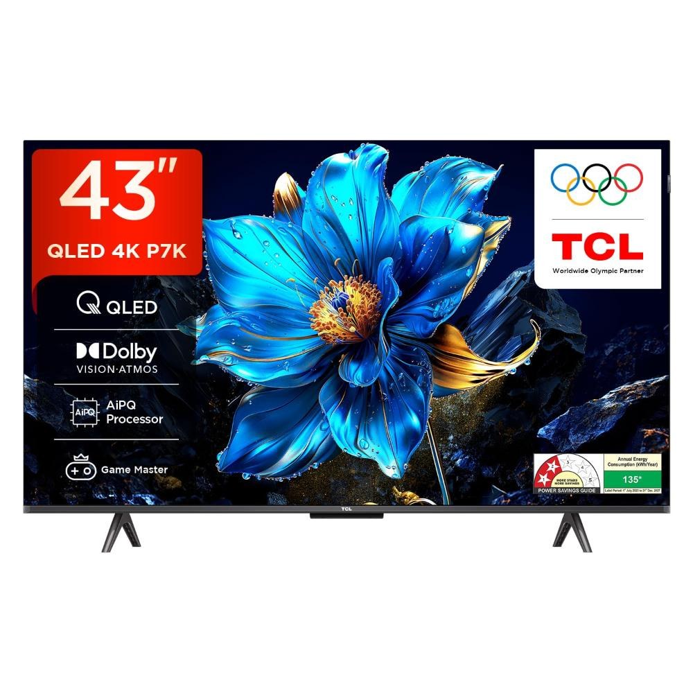 Tcl, Qled 43' Uhd 60Hz Smart Google Tv